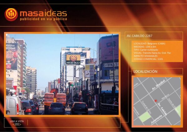 Cod. 1101 - Av. Cabildo y Mendoza